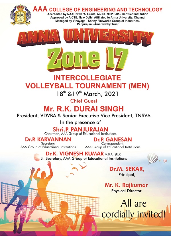 Volleyball Tournament Invitation