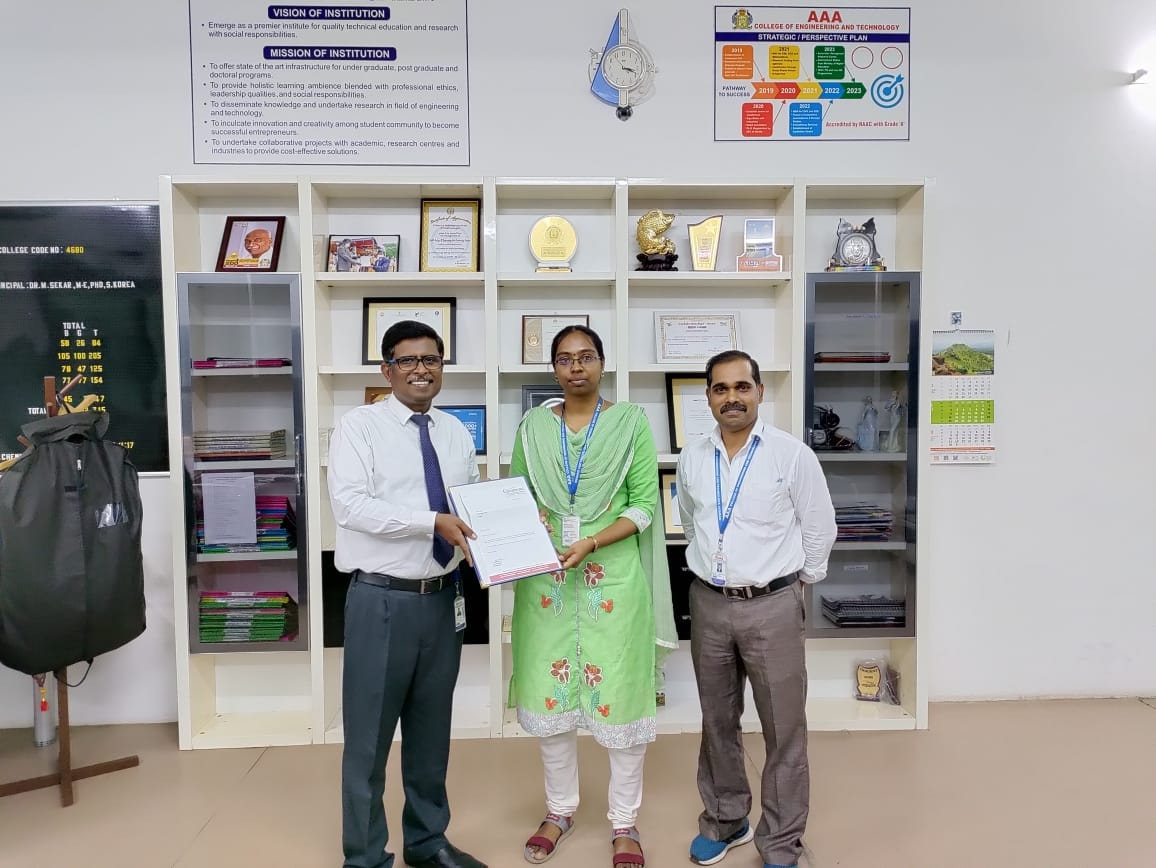 Congratulations for getting placement in Centizen – AAA College of ...